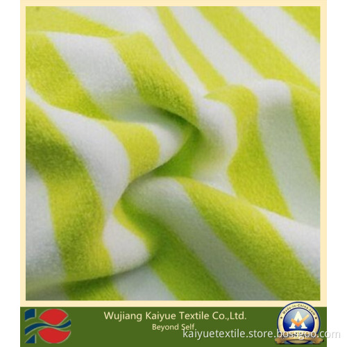 Polar Striped Plush Fleece Fabric (WJ-KY-764)